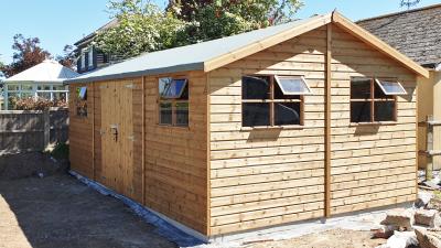 5.4m x 3.6m (18' x 12') Heavy Duty Workshop with additional window and optional door security upgrade